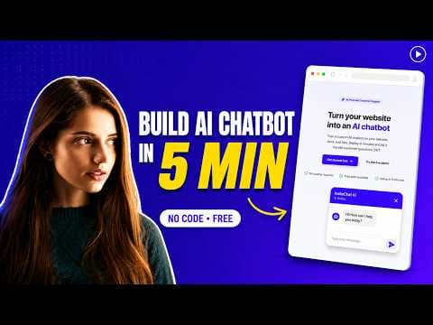 Build an AI chatbot for your website in 5 minutes — full walkthrough