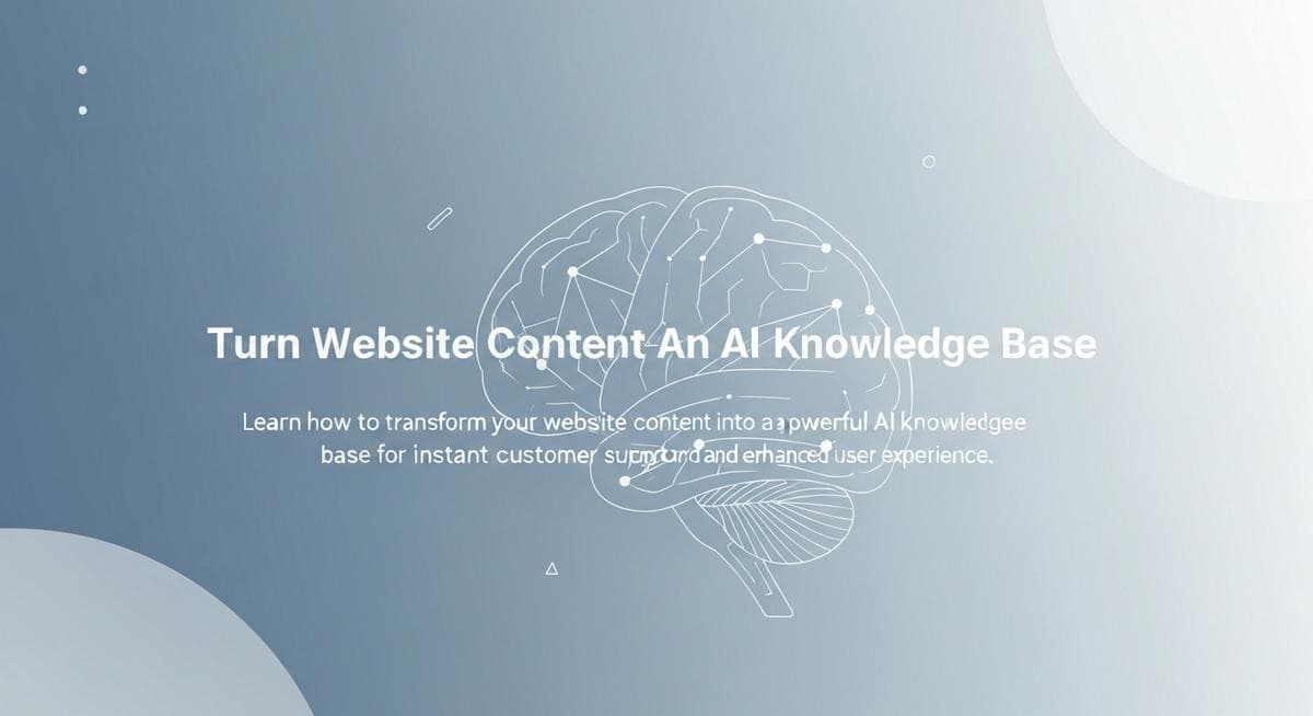 Turn Website Content Into An AI Knowledge Base