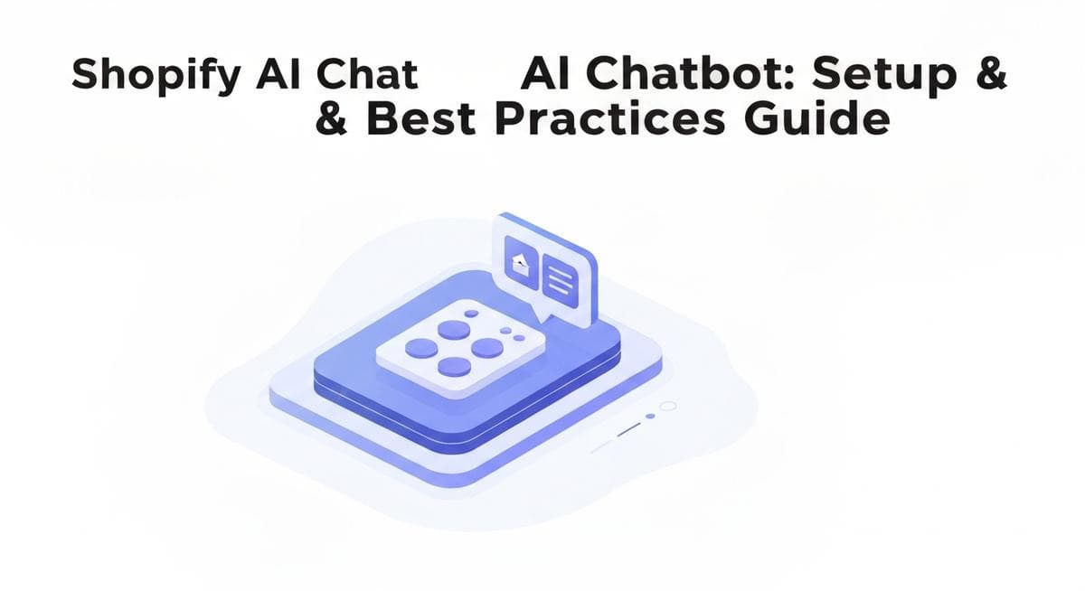 Shopify AI Chatbot: Setup & Best Practices Guide